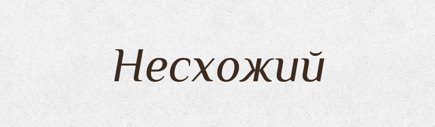 Несхожий — Російсько-український академічний словник (А–П)