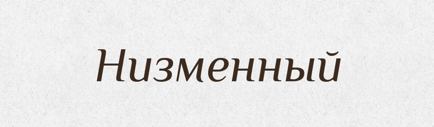 Низменный — Російсько-український академічний словник (А–П)