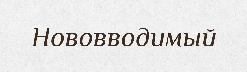 Нововводимый — Російсько-український академічний словник (А–П)