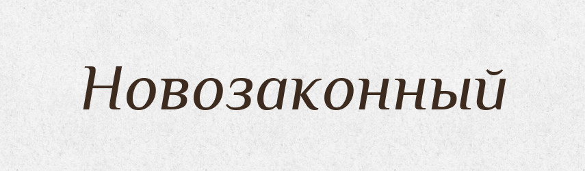 Новозаконный — Російсько-український академічний словник (А–П)