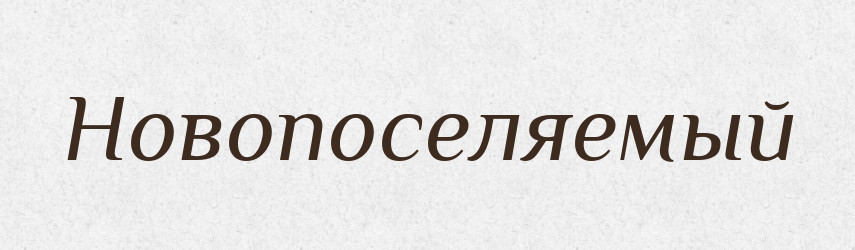 Новопоселяемый — Російсько-український академічний словник (А–П)