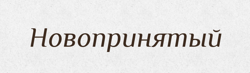 Новопринятый — Російсько-український академічний словник (А–П)