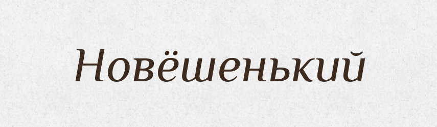 Новёшенький — Російсько-український академічний словник (А–П)