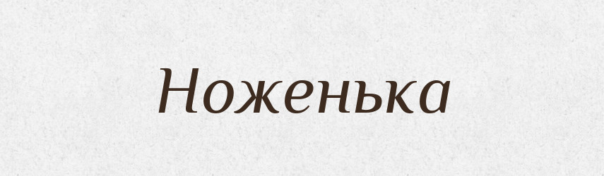 Ноженька — Російсько-український академічний словник (А–П)