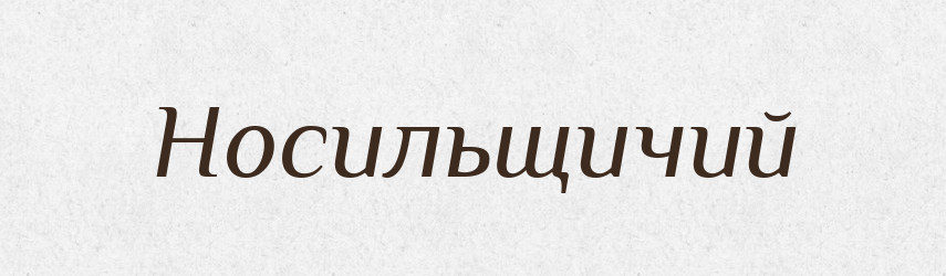 Носильщичий — Російсько-український академічний словник (А–П)