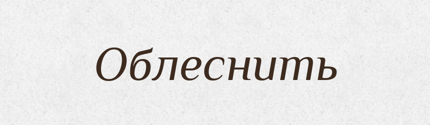 Облеснить — Російсько-український академічний словник (А–П)