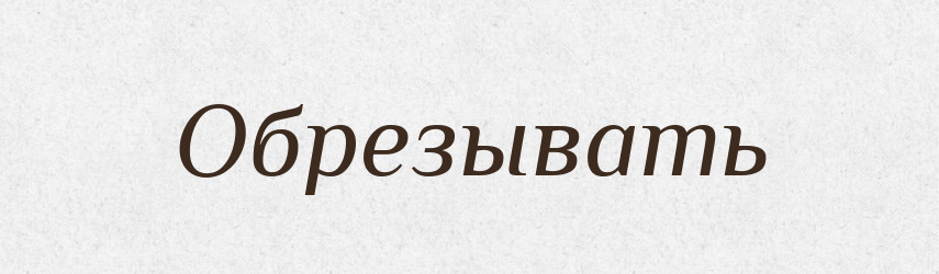 Обрезывать — Російсько-український академічний словник (А–П)