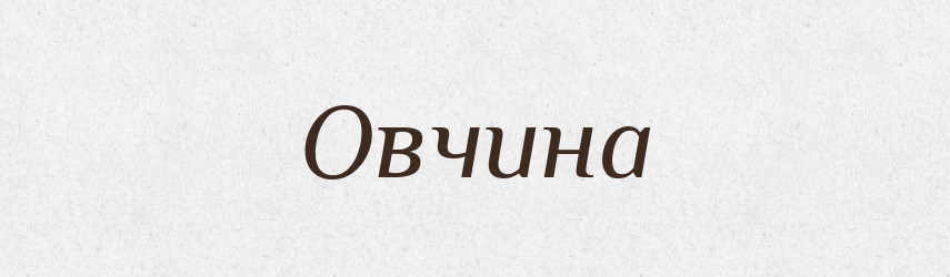 Овчина — Російсько-український академічний словник (А–П)