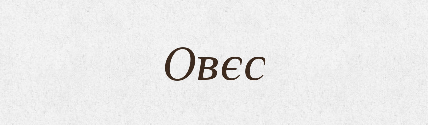 Овєс — Російсько-український академічний словник (А–П)