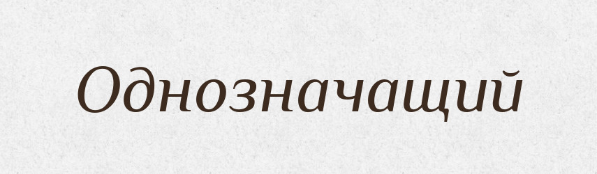 Однозначащий — Російсько-український академічний словник (А–П)