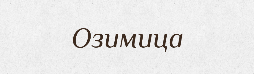 Озимица — Російсько-український академічний словник (А–П)