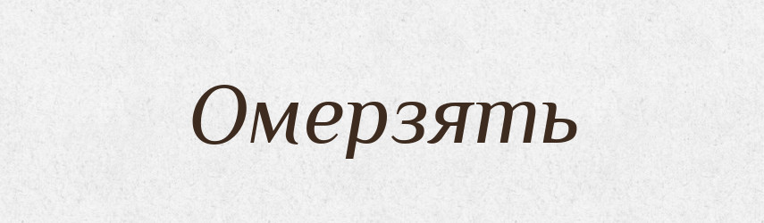 Омерзять — Російсько-український академічний словник (А–П)