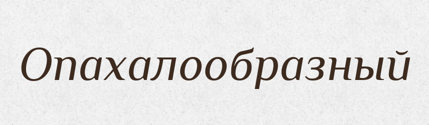 Опахалообразный — Російсько-український академічний словник (А–П)