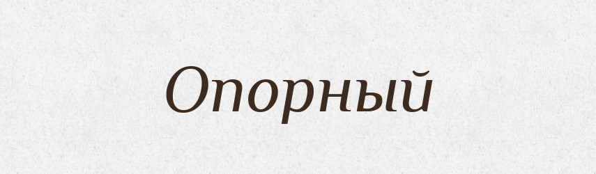 Опорный — Російсько-український академічний словник (А–П)