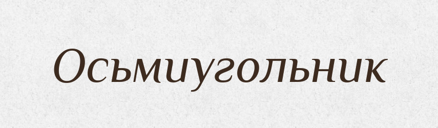 Осьмиугольник — Російсько-український академічний словник (А–П)
