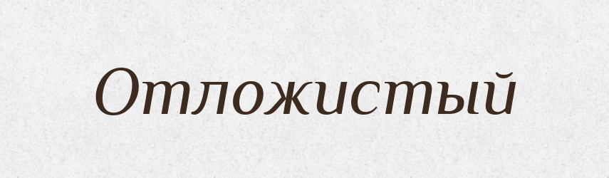 Отложистый — Російсько-український академічний словник (А–П)