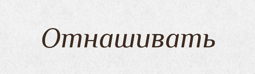 Отнашивать — Російсько-український академічний словник (А–П)