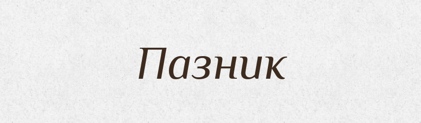 Пазник — Російсько-український академічний словник (А–П)