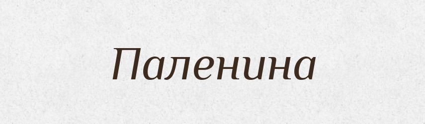 Паленина — Російсько-український академічний словник (А–П)