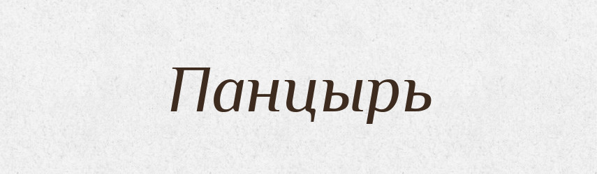 Панцырь — Російсько-український академічний словник (А–П)