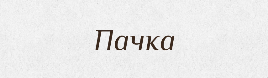 Пачка — Російсько-український академічний словник (А–П)