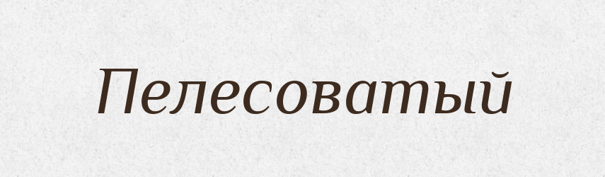Пелесоватый — Російсько-український академічний словник (А–П)