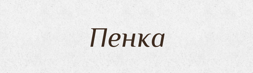 Пенка — Російсько-український академічний словник (А–П)