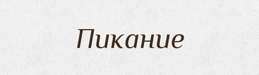Пикание — Російсько-український академічний словник (А–П)
