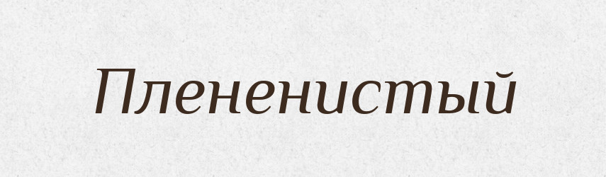 Плененистый — Російсько-український академічний словник (А–П)