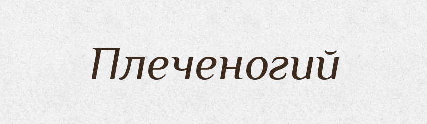 Плеченогий — Російсько-український академічний словник (А–П)