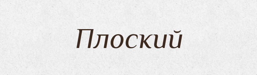 Плоский — Російсько-український академічний словник (А–П)