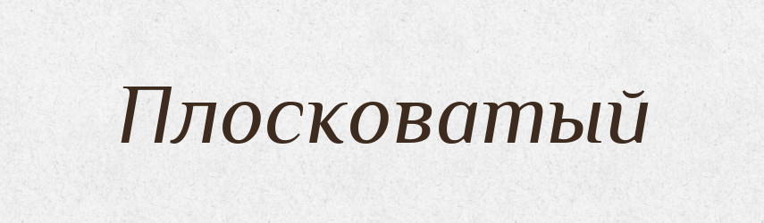 Плосковатый — Російсько-український академічний словник (А–П)