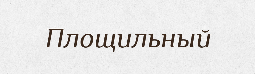 Площильный — Російсько-український академічний словник (А–П)