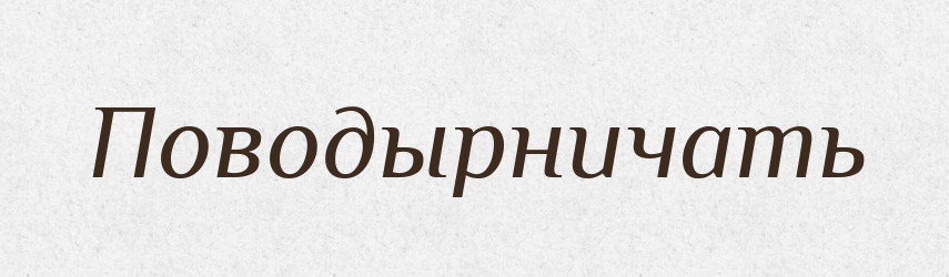 Поводырничать — Російсько-український академічний словник (А–П)