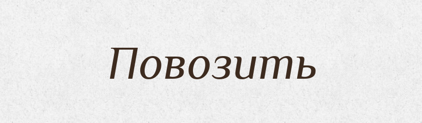 Повозить — Російсько-український академічний словник (А–П)