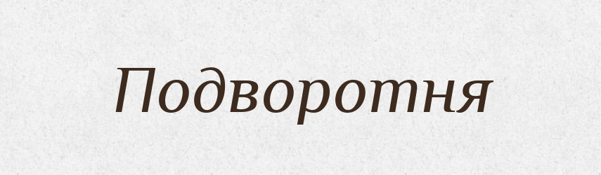Подворотня — Російсько-український академічний словник (А–П)