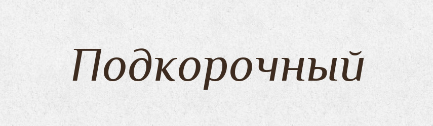 Подкорочный — Російсько-український академічний словник (А–П)
