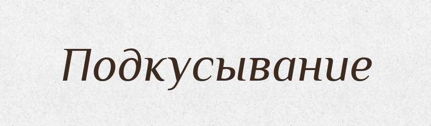Подкусывание — Російсько-український академічний словник (А–П)