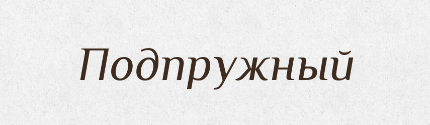 Подпружный — Російсько-український академічний словник (А–П)