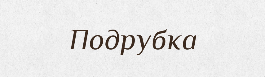 Подрубка — Російсько-український академічний словник (А–П)