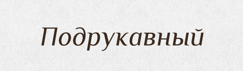 Подрукавный — Російсько-український академічний словник (А–П)