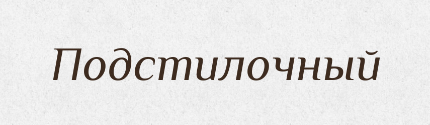 Подстилочный — Російсько-український академічний словник (А–П)