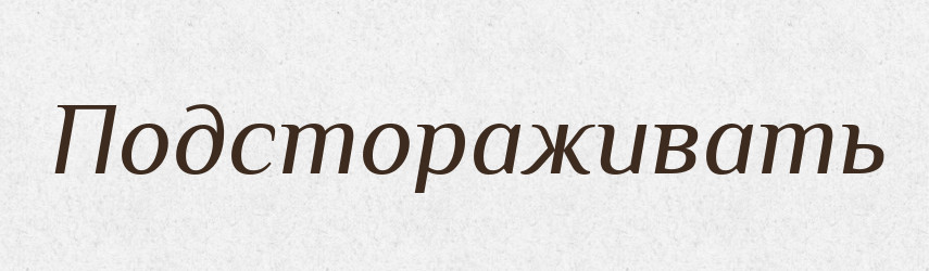 Подстораживать — Російсько-український академічний словник (А–П)