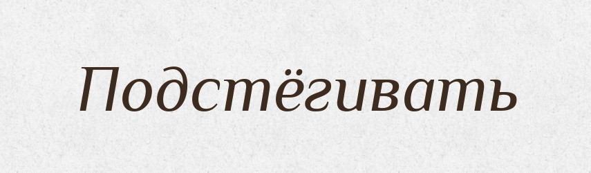 Подстёгивать — Російсько-український академічний словник (А–П)