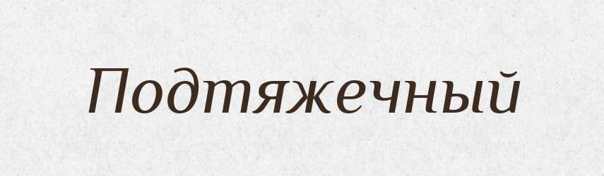 Подтяжечный — Російсько-український академічний словник (А–П)