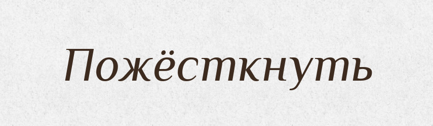 Пожёсткнуть — Російсько-український академічний словник (А–П)