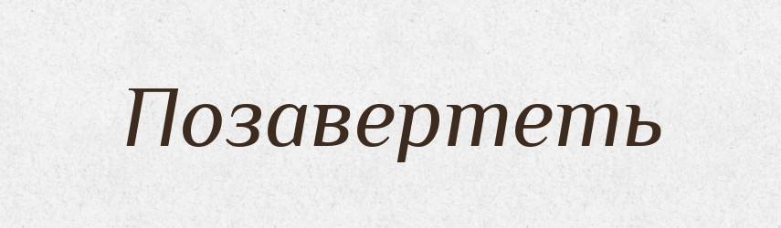 Позавертеть — Російсько-український академічний словник (А–П)