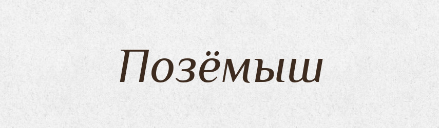 Позёмыш — Російсько-український академічний словник (А–П)