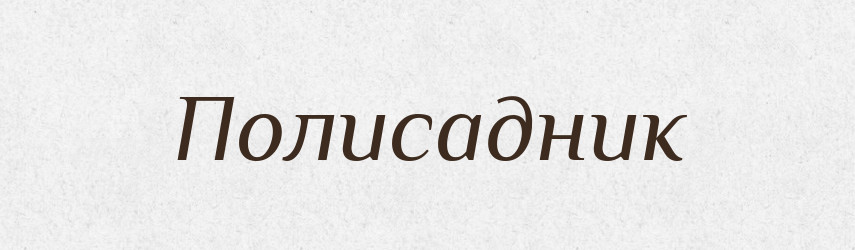 Полисадник — Російсько-український академічний словник (А–П)