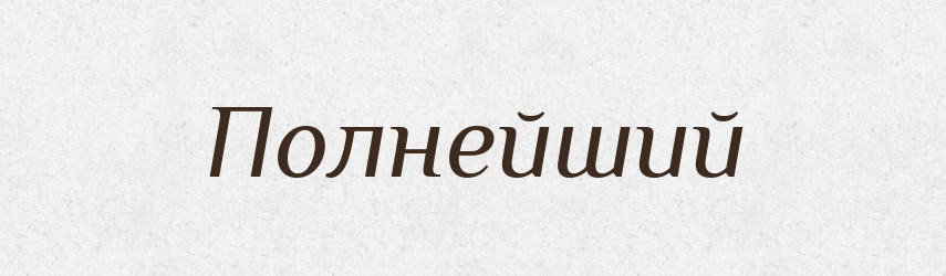 Полнейший — Російсько-український академічний словник (А–П)